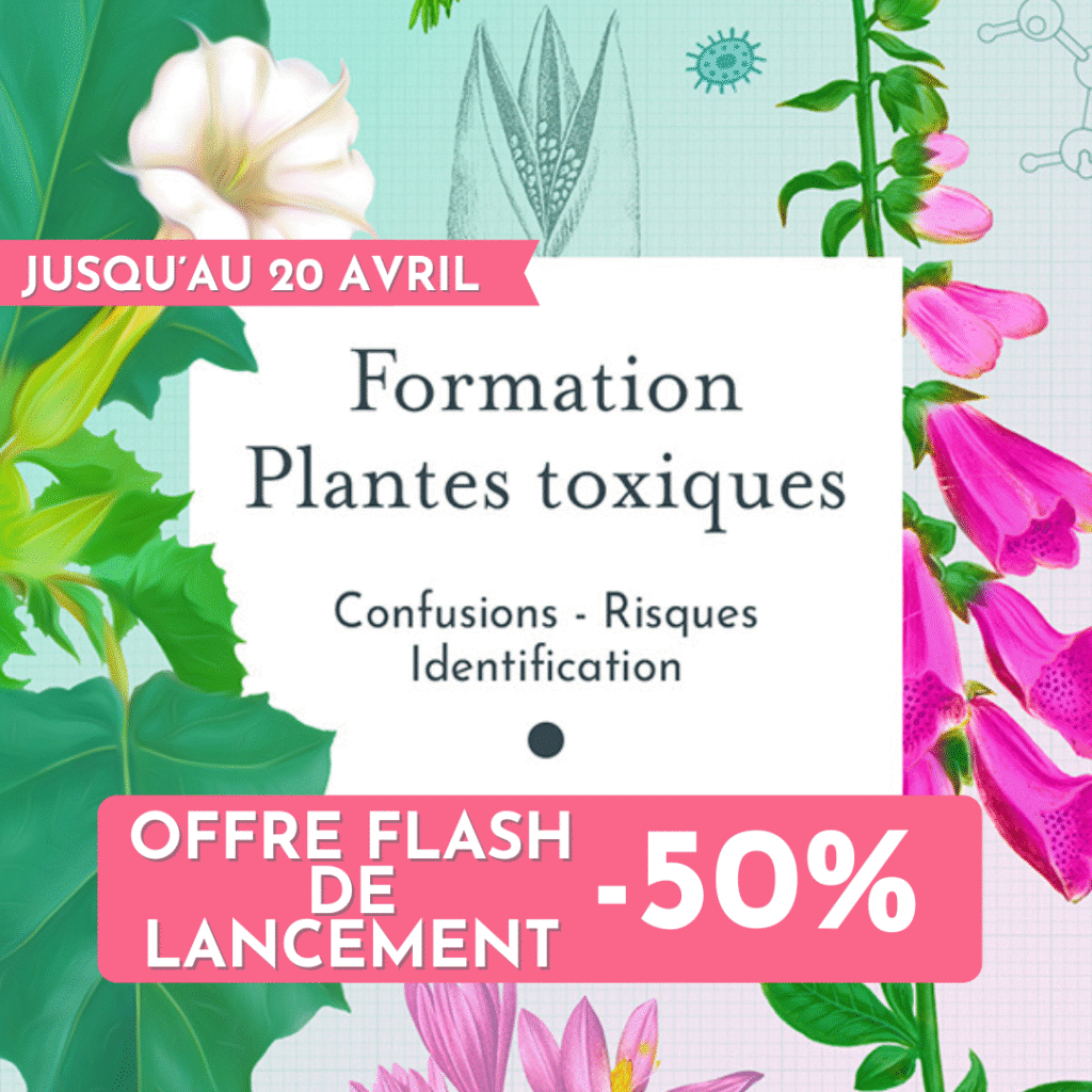 Code promo Le Chemin de la Nature formation plantes toxiques
