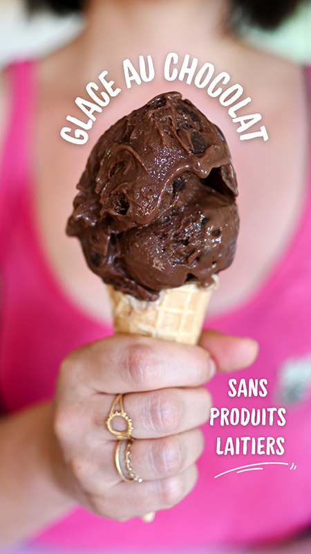 Glace chocolat vegan Ninja Creami