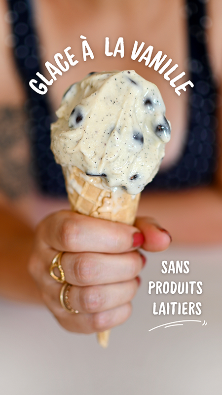 Glace vanille vegan Ninja Creami